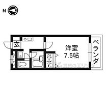 京琴館 205 ｜ 京都府長岡京市長岡２丁目（賃貸マンション1K・2階・24.42㎡） その2