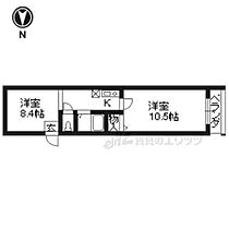 京都府京都市伏見区墨染町（賃貸マンション2K・2階・38.00㎡） その2