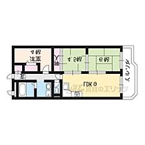 京都府京都市伏見区向島津田町（賃貸マンション3LDK・2階・61.56㎡） その2