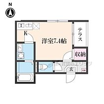 LUNA TERRACE 101 ｜ 京都府京都市伏見区深草寺内町（賃貸アパート1R・1階・21.09㎡） その2