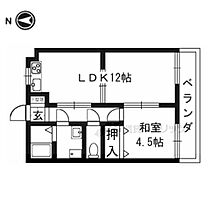 メロディーハイム東羅 202 ｜ 京都府長岡京市開田（賃貸マンション1LDK・2階・42.00㎡） その2