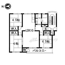 長岡天神ハイツ6棟304号室  ｜ 京都府長岡京市八条が丘１丁目（賃貸マンション3LDK・3階・67.47㎡） その2