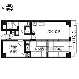 コンフォート清水 3LDKの間取図画像