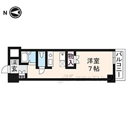 KIND3 1Kの間取図画像