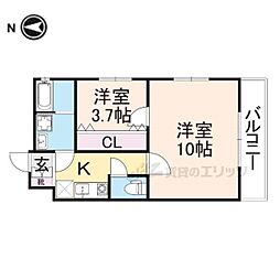 レジデンスグラナダ 1LDKの間取図画像