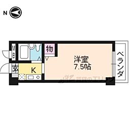 Zenマンション2 1Kの間取図画像