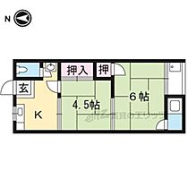 第一永井荘 205 ｜ 京都府向日市上植野町南小路（賃貸アパート2K・2階・27.90㎡） その2