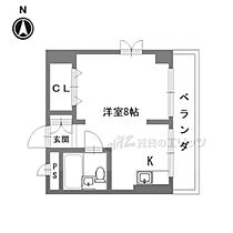 セブンハイツ 301 ｜ 京都府長岡京市馬場見場走り（賃貸マンション1R・3階・22.00㎡） その2