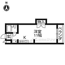 京都府長岡京市井ノ内下印田（賃貸アパート1R・3階・22.00㎡） その2