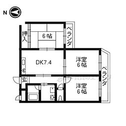 ハイツリー・フラット 3DKの間取図画像
