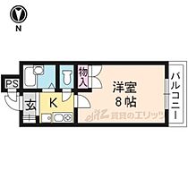 THE CITY伏見IV 202 ｜ 京都府京都市伏見区深草直違橋2丁目（賃貸マンション1K・2階・19.81㎡） その2