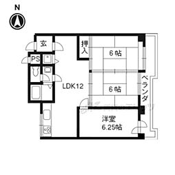 コンフォート北澤 3LDKの間取図画像