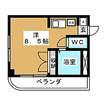 丸山ビル 406 ｜ 長野県長野市大字鶴賀上千歳町（賃貸マンション1R・4階・23.90㎡） その2