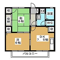 セジュールこやま 102 ｜ 長野県長野市大字南堀（賃貸アパート2DK・1階・47.00㎡） その2