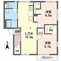 エステートＫ　Ｓ棟 102 ｜ 長野県長野市神明（賃貸アパート2LDK・1階・58.60㎡） その2