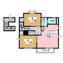 シェリール　Ｂ棟 202 ｜ 長野県長野市大字稲葉日詰（賃貸アパート2LDK・2階・58.51㎡） その2