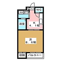 ベルメゾン若里　Ｓ棟 205 ｜ 長野県長野市若里１丁目（賃貸アパート1K・2階・32.24㎡） その2