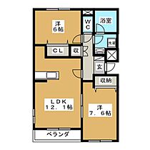 Ｍテーネロ・ボスコ 101 ｜ 長野県長野市若里１丁目（賃貸マンション2LDK・1階・59.21㎡） その2