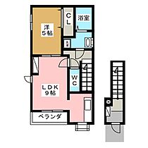 リリーハイツ返目 201 ｜ 長野県長野市三輪２丁目（賃貸アパート1DK・2階・37.59㎡） その2