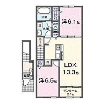 ｓｏｒａ 204 ｜ 長野県長野市松代町松代1347-8（賃貸アパート1LDK・2階・63.03㎡） その2