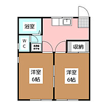 大手コーポ 201 ｜ 長野県長野市中御所５丁目9-5（賃貸アパート2K・2階・34.78㎡） その2