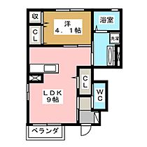 メゾン・ド・パンフェノン 102 ｜ 長野県長野市三本柳東１丁目（賃貸アパート1LDK・1階・35.70㎡） その2