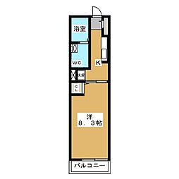 明和ハウス未来館 1Kの間取図画像