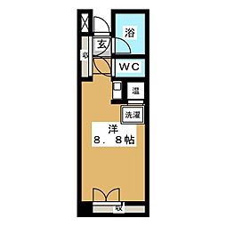 森ビル ワンルームの間取図画像