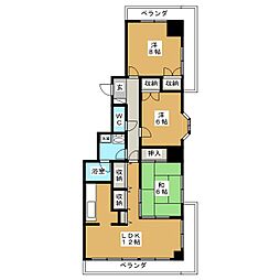 グランドメゾン長野 3LDKの間取図画像