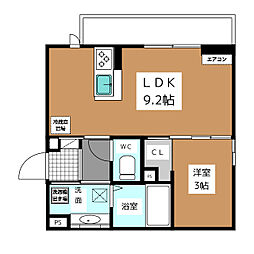 レガーロ 1LDKの間取図画像