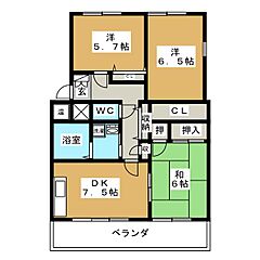 物件の間取り