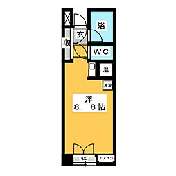 森ビル ワンルームの間取図画像