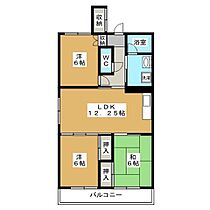 ＲＩＳＡＩＡ鎌田 205 ｜ 長野県松本市鎌田２丁目（賃貸マンション3LDK・2階・75.31㎡） その2