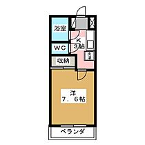 中條コーポ 202 ｜ 長野県松本市浅間温泉１丁目（賃貸マンション1K・2階・23.65㎡） その2