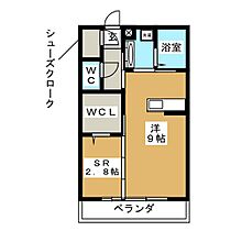 グランノール渚W棟 201 ｜ 長野県松本市渚３丁目（賃貸アパート1LDK・2階・33.61㎡） その2