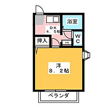 フレグランスあすかB 201 ｜ 長野県松本市南原１丁目（賃貸アパート1K・2階・27.27㎡） その2