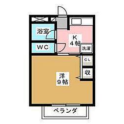 間取図画像 1K