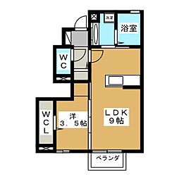 間取図画像 1LDK