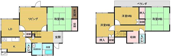 間取りを拡大表示