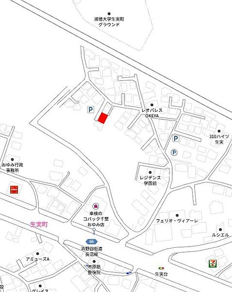地図を拡大表示