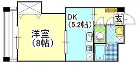 ピュール・セレネ表町 301号室 ｜ 岡山県岡山市北区表町３丁目8-18（賃貸マンション1DK・3階・33.54㎡） その2