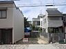 外観：前面道路は歩道付きの公道広々約１５ｍです。店舗や事務所兼居宅にも最適な立地です。南向きで前面がコインパーキングにつき、陽当り・通風大変良好です。土地約３４．８５坪付き。建築条件ありません。