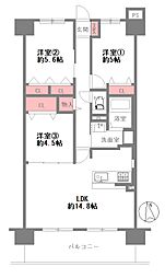 間取図画像 3LDK