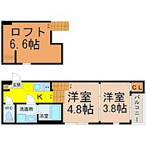 （仮称）守山区幸心一丁目（2）Bコーポ  ｜ 愛知県名古屋市守山区幸心１丁目257(地番)（賃貸アパート2K・1階・25.08㎡） その2