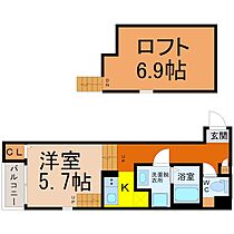 ハーモニーテラス柳森町  ｜ 愛知県名古屋市中川区柳森町1903（賃貸アパート1K・2階・22.85㎡） その2