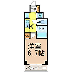 間取図画像 1K