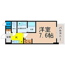 間取図画像 1K