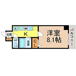 間取図画像 1K