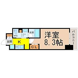 間取図画像 1K
