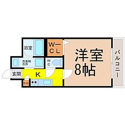 間取図画像 1K